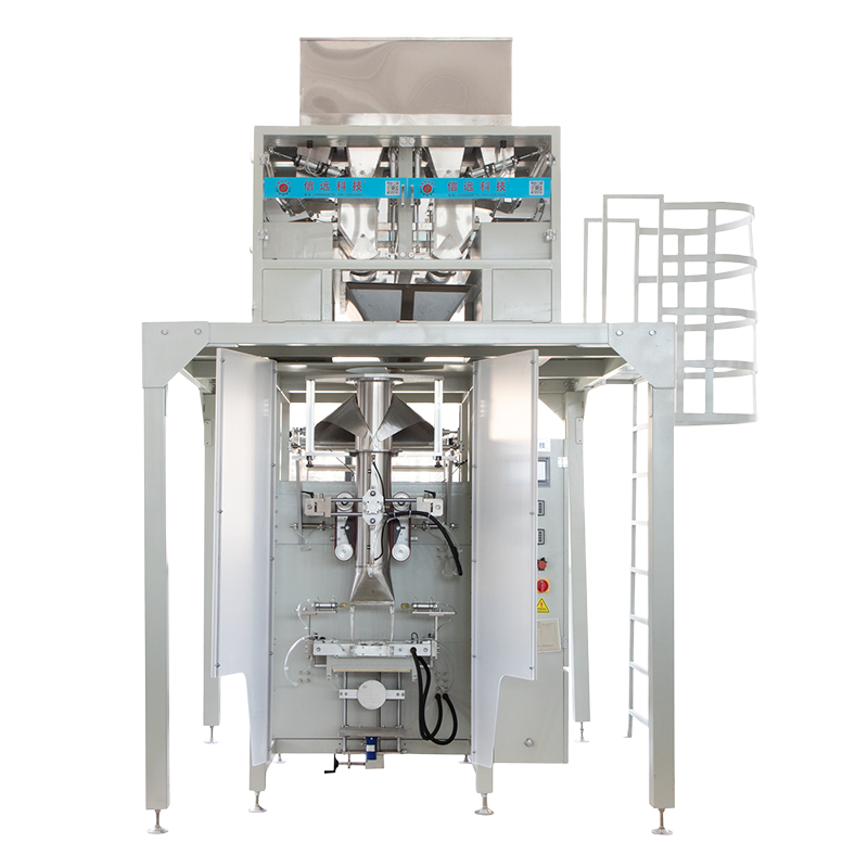 Vertical Form Fill Seal Machines Bean Animal Food Feed Seed Powder Flour Rice Filling Machine Automatic Vffs  Packing Machine